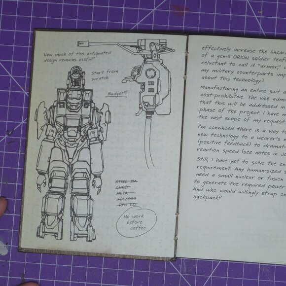 Halo Reach Dr. Halsey’s Journal Diary Limited Edition Hardback - Just Book. - Picture 2 of 7